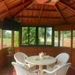 Aspen 12x18 Gazebo Tea Room Design with Skylight