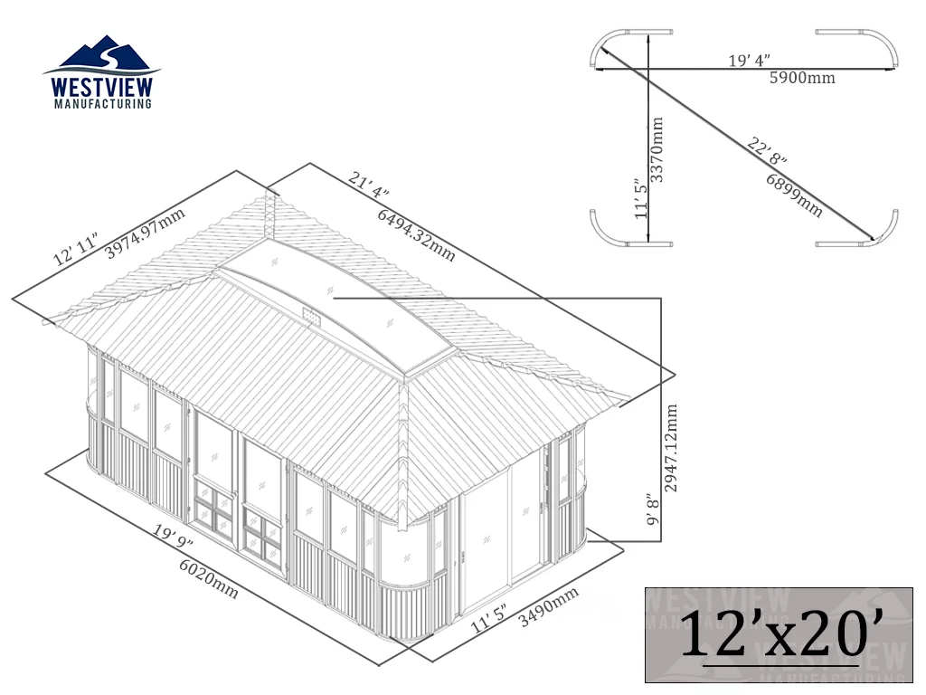 Elevation for Aspen 12x20