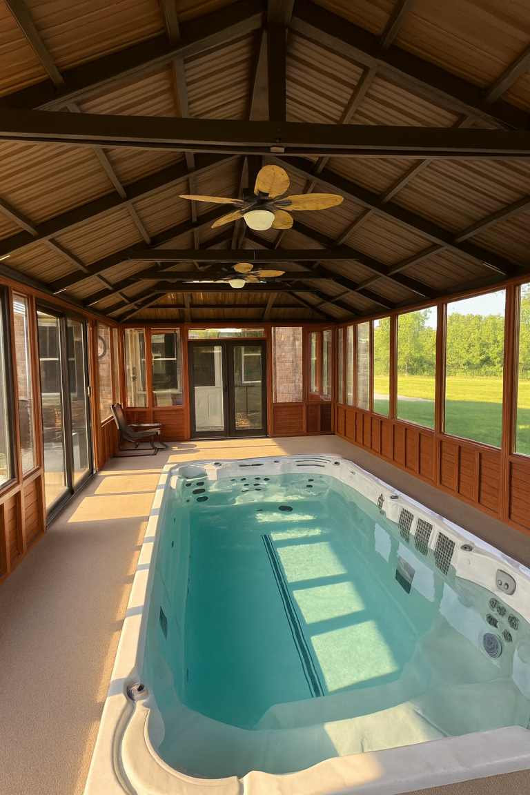 Brentwood 16x28 Swim Spa Enclosure: Create Your Own Oasis