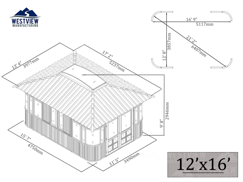 Elevation for Colorado 12x16