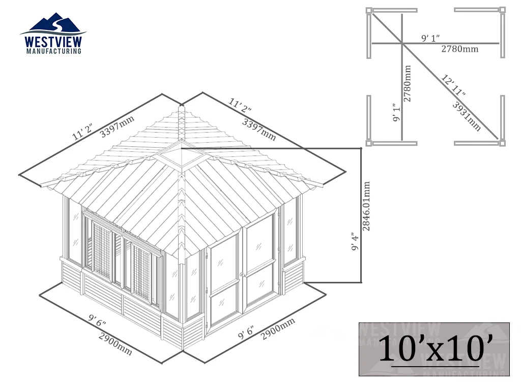 Elevation for Denali 10x10
