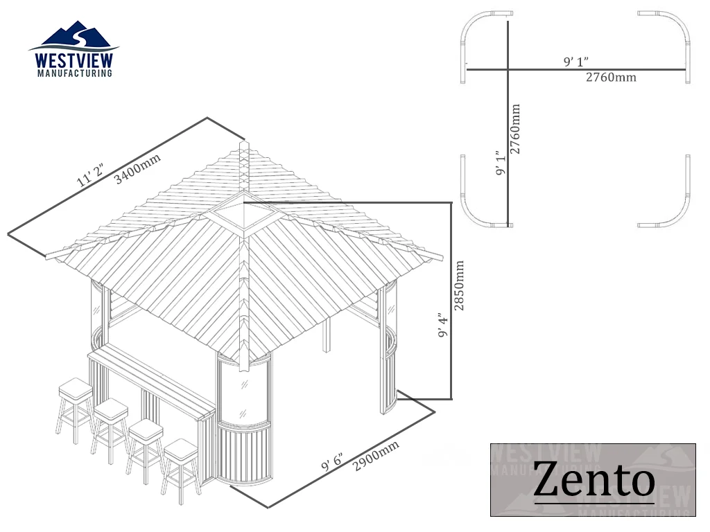 Elevation for Zento Coastal Gray