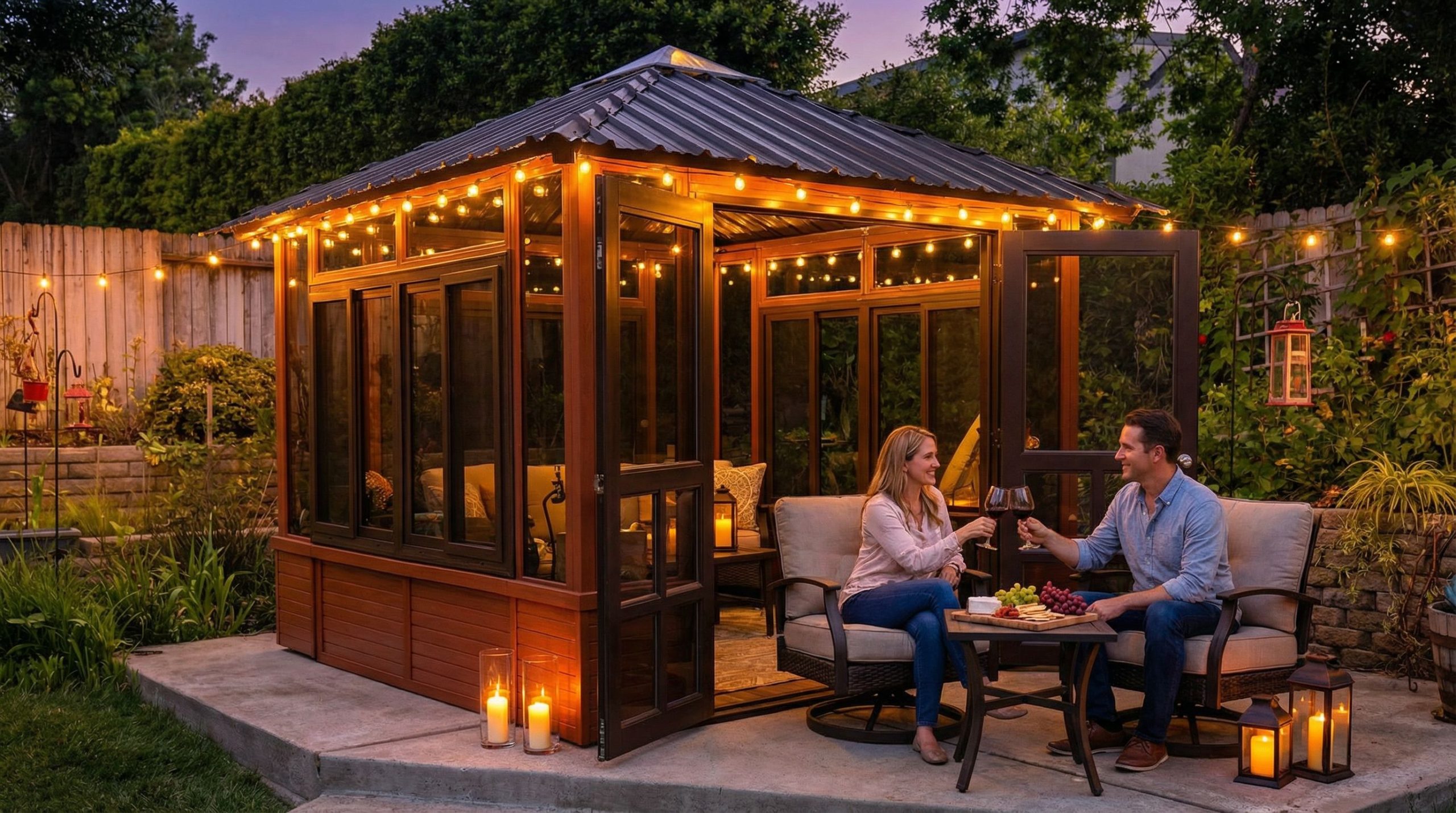 brentwood patio umbrellas Outdoor Powder-Coated Aluminum 4-Piece Set Luv Modern Put the finishing touch on your patio oasis with this 9 Homewood Suites by Hilton Nashville-Brentwood