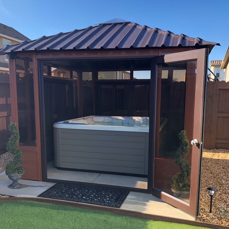 Stylish Brentwood 10x10 Hot Tub Gazebo Ideas