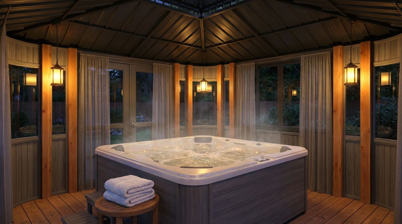 Colorado 12x12 Hot Tub Gazebo | Westview Manufacturing