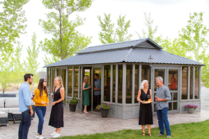 Denali 16x28 Enclosed Pavilion: Ultimate Gathering Space
