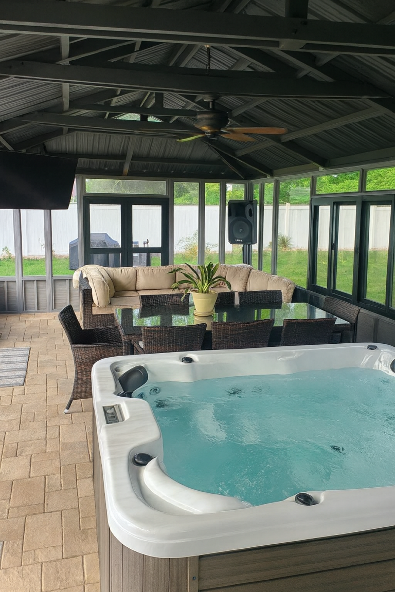 Wood vs. Composite vs. Metal Gazebo: What’s Best for a Hot Tub?