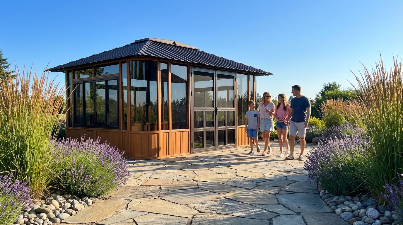 Durable Composite Wood Gazebo for Your Outdoor Oasis